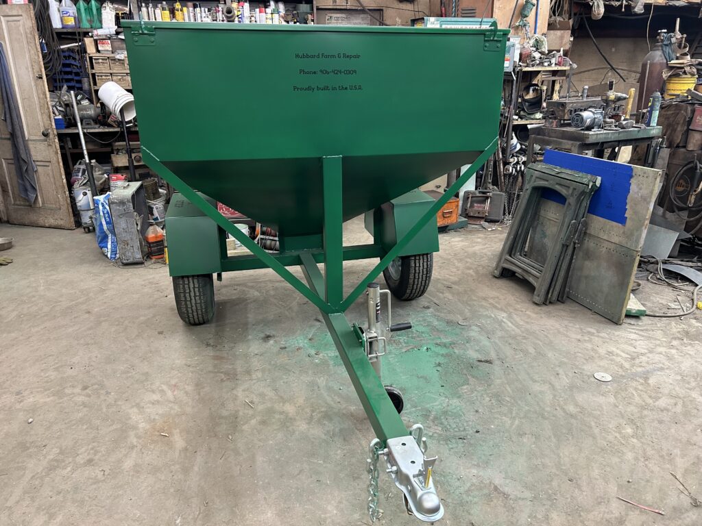 The Corn Caddy, created by Hubbard Farm & Repair in Stephenson, MI