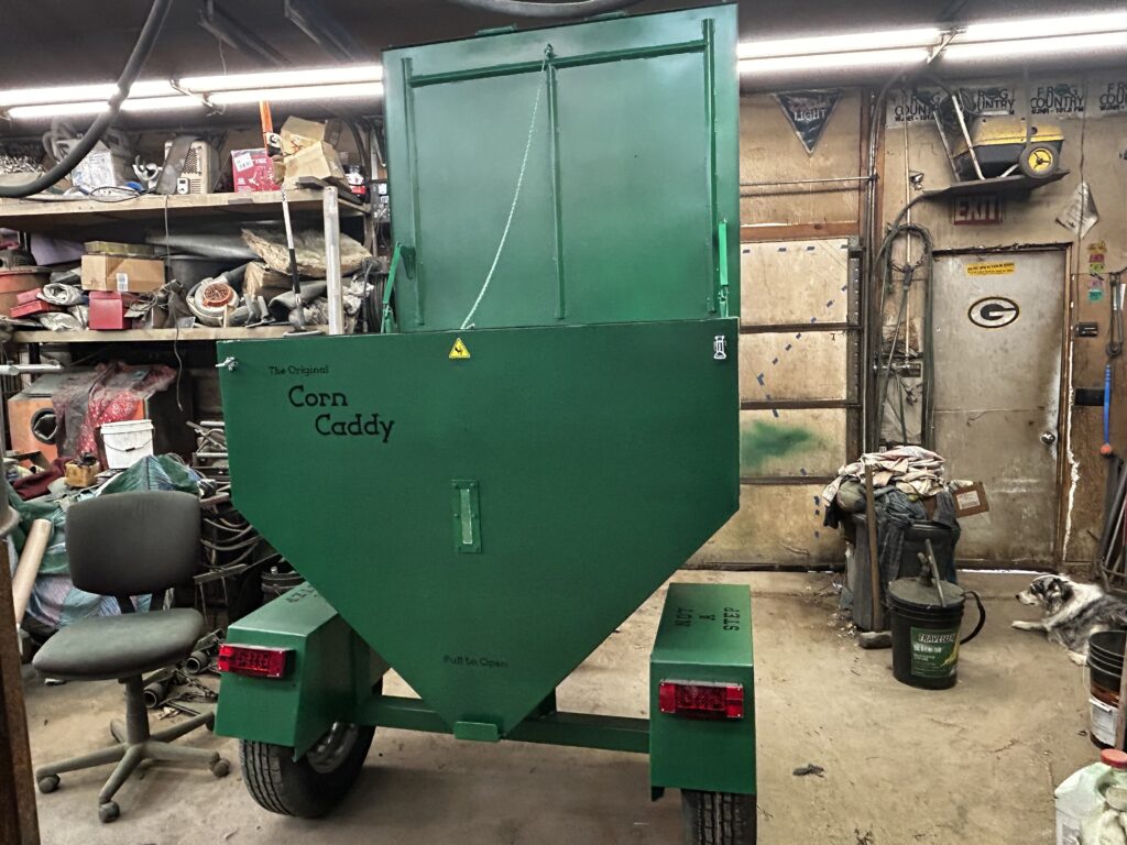 The Corn Caddy, created by Hubbard Farm & Repair in Stephenson, MI