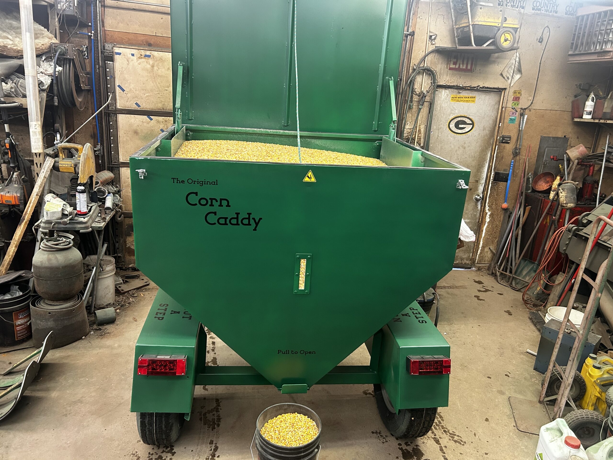 The Corn Caddy, created by Hubbard Farm & Repair in Stephenson, MI